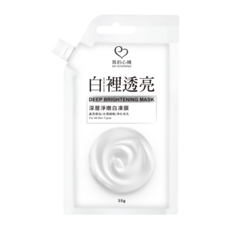 我的心機 白裡透亮深層淨嫩白凍膜, 1個, 35ml