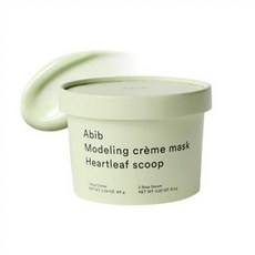 Abib 舒緩保濕面膜 Modeling Crème Mask Heartleaf Scoop, 1個, 1個裝