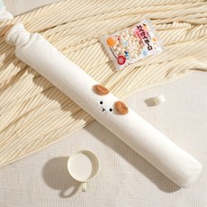 可愛卡通熱水袋學生宿捨用大號灌水暖水袋敷肚暖宮衝水暖手寶, 超長米色小狗2500ml, 1個