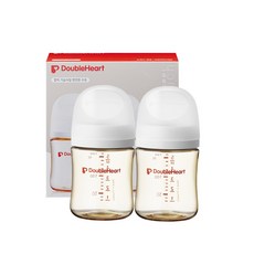 모유실감 3세대 PPSU 젖병, S/1개월~, 제뉴인화이트, 2개, 160ml