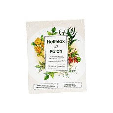 HERELAX 精油貼布 一條根&紅外線天然礦粉 純植物精油 日式棉布透氣, 1個, 10片