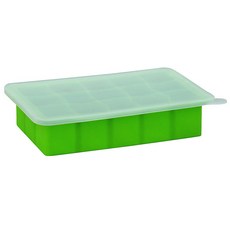 green sprouts 小綠芽 寶寶副食品15格矽膠儲存盒/製冰盒, 1個