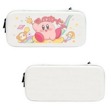 닌텐도 스위치2 케이스 커비 포코피아 파우치 독커버 풀커버 세트, 화이트 파우치