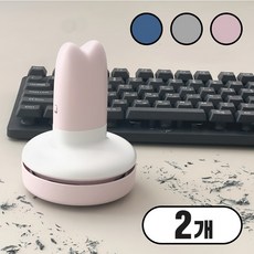 오를리 지우개 청소기 자동 무선 데스크 키보드, 2개, 인디핑크
