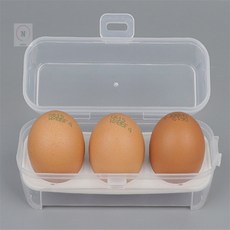 RUMA 휴대용 계란 보관용기 캠핑용계란보관트레이, 4구
