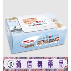培寶 超厚純棉乾濕兩用布巾 80抽, 1個
