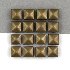 100pcs 스퀘어 리벳 클로 스파이크 스터드 펑크 가죽 골드/실버/블랙/청동 청바지 의류 액세서리, [02] 7mm, Bronze