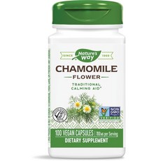 Nature's Way 然萃維 洋甘菊萃取素食膠囊 350mg, 100顆, 1罐