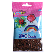 컬러비즈 5mm55g1000개900원, 1개, S12_싱글비즈 밤색(NutBrown)
