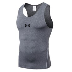 남자 실내 수영복 스포츠 민소매 래쉬가드 상의