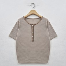 니티아 여성용 톡프기 라운드 티