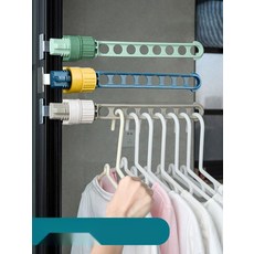 창문 부착형 미니 건조대 원룸 자취방 공간활용 빨랫대, 2. 블루 5구 1개