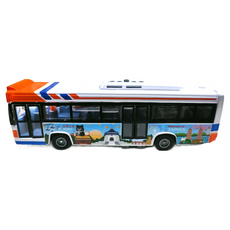 仿真合金模型車 台灣觀光巴士 聲光迴力合金車 合金巴士模型玩具車 合金遊覽車玩具 合金迴力車ST安全玩具, 新款LR44電池台灣觀光巴士