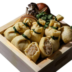 [아빠식당] 꾹꾹 눌러 담은 유부주머니, 2개, 1kg