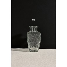 復古風格迷你小花瓶, V5, 透明