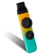 三木樂器 X1 PLUS 漸層雙孔卡祖笛 演出樂器 KAZOO 高低音可調, 橙綠, 1個