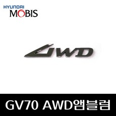 GV70 AWD 앰블럼 86316AR000, 1개