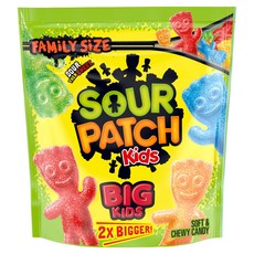 사워 패치 빅 소프트 & 쫄깃한 캔디 패밀리 사이즈 벌크 SOUR PATCH S Big s Soft & Chewy Candy Family Size Bulk Candy 1., 1개