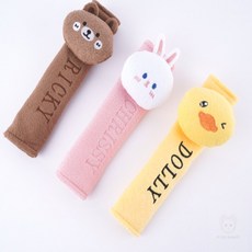 미요몰 안전벨트 커버 유모차벨트커버, 01) 분홍 토끼, 01) 분홍 토끼, 1개