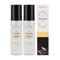 딥쉬 니치 퍼퓸 섬유향수, 프리지아, 100ml, 2개