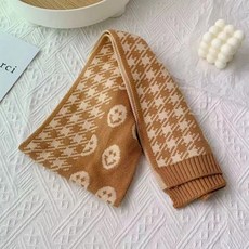 ᴅ.ʏ sʜᴏᴘ/【台灣 】兒童微笑圍巾 兒童圍巾 針織圍巾 毛線圍巾 寶寶圍巾 兒童圍脖 男女童保暖圍巾