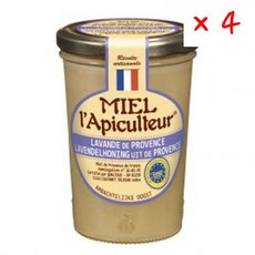미엘 라피쿨퇴르 프렌치 라벤더 허니, 4개, 250g