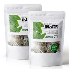 늘해찬 볶은 바나바잎차 티백 전통차 허브차 삼각티백 대용량, 2개, 50개입, 1g, 1g