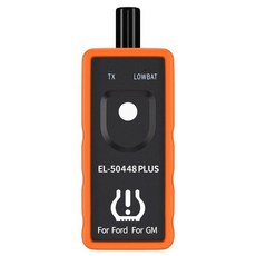 Super EL50448 Plus 2 in 1 TPMS 리셋 툴 GM용 포드 차량용 타이어 압력 모니터 센서 재학습 도구 2026 에디션 배터리 없음 214870, 옐로우