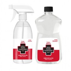 미라클 오리진 스프레이 손소독제 500ml+1000ml 대용량 에탄올70% 살균소독99.9% 의약외품 국산 당일발송, 1.5L, 1개