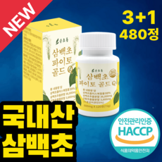 순초롬 삼백초추출물 파이토 골드Q 100% 정품 haccp인증 국산, 4개, 120정