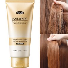 네이처수 극손상 노워시 트리트먼트 열보호 헤어에센스, 1개, 120ml