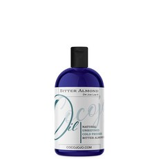 Dr Joe Lab 비터 아몬드 오일 - 226.8g(8온스) 순수 냉압착 GMO 프리 비건 엑스트라 버진 천연 성분 몸 머리카락 피부 손톱 얼굴 털 속눈썹, 226.8g, 1