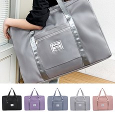 살림부자 접이식 여행가방 캐리어결합 대용량 보스턴백