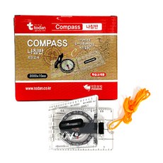 COMPASS 나침반 3000 (대형) 나침판 휴대용나침반 방위공부 학습교재용, 1개