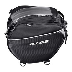 스쿠터 터널 시트 백 방수 오토바이 페달 탱크 안장 가방, 2. Black