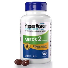 프리저비전 PreserVision AREDS2 루테인 지아잔틴 아이 비타민 바슈롬 120정, 1개