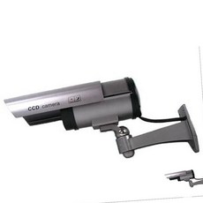 모형CCTV 카메라 실내외겸용 LED작동 고정형 카메라