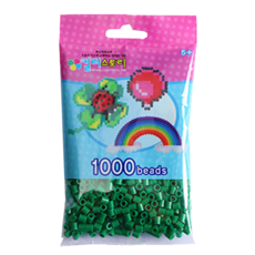 컬러비즈 5mm55g1000개900원, S10_싱글비즈 초록색(Green), 1개