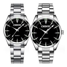 커플시계 손목시계 메탈시계 CH-006B iri+7778vQ