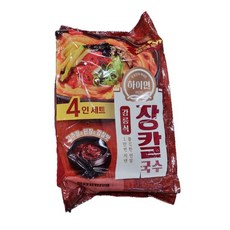 [트레이더스] 삼립 하이면 강릉식 장칼국수 4인분 아이스박스포장, 824g, 1개