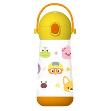 릴팡 더보틀 몰리 원터치어깨끈 트라이탄 빨대물통 뽀로로 피크닉 PR8544, 470ml, 1개
