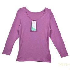 루토 민무늬 9부 여성내의 상의 임산부