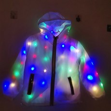 LED 빛나는 의상 라이트 무대 코트 정장 클럽 자켓 단계 조명 바지 DJ 거리 유령 댄스
