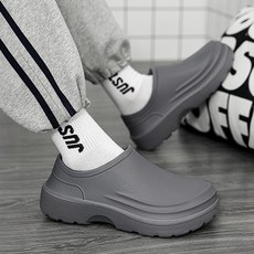 남성 레인부츠 방수 슬리퍼 편안한 착용감 데일리 패션 장화 신발