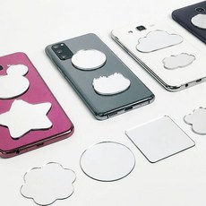 아팡상점 핸드폰거울 스티커 미니 다꾸 폰꾸 휴대폰 거울 미러, 미니아크릴거울