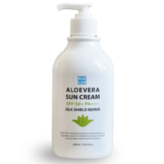 BLUE LAB 백탁없는 알로에베라 데일리 대용량 선크림 SPF 50+ PA+++, 1개, 500ml 1개, 500ml