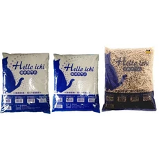 國際貓家 Hello ichi 貓砂 凝結球砂 松木屑貓砂 5L 10L 5kg, 1包, 天然松木屑貓砂(5kg)