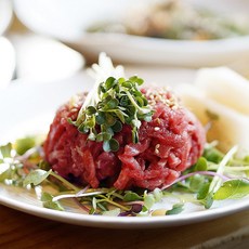 [내가고기] 마장동 국내산 육회 + 간장맛소스 당일발송 썰어서 신선 냉장, 400g, 1개