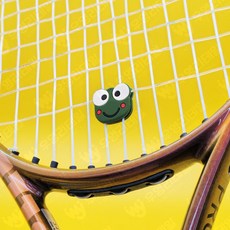 귀여운 개구리 테니스댐프너 뎀프너 테니스엘보링 라켓댐프너 동물 WY, 3개