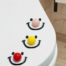 브릭스톤즈 변기뚜껑 손잡이 변기손잡이, 핑크